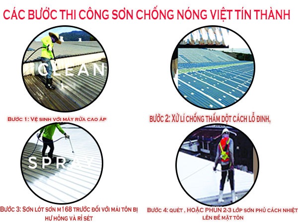 sơn chống nóng mái tôn